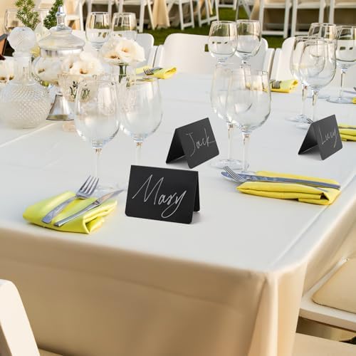 15 Pcs 4x3 Inch Mini Chalkboard Signs for Parties and Events