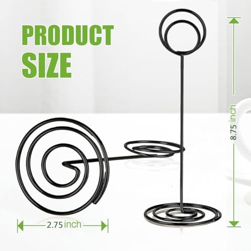 24 Pack 875 Inch Table Number Holders Reusable Memo Stand