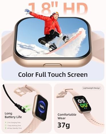 Parsonver Smart Watch Rose Gold 5ATM Waterproof