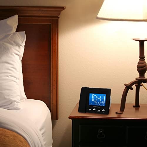 Magnasonic Projection Alarm Clock with AMFM Radio and Battery Backup