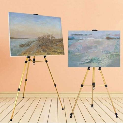 Portable Metal Easel Adjustable 51-153cm Red