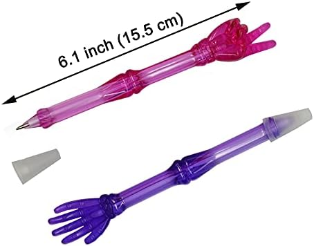 Maydahui 12 Piece Halloween Bone Shaped Ballpoint Pen Set