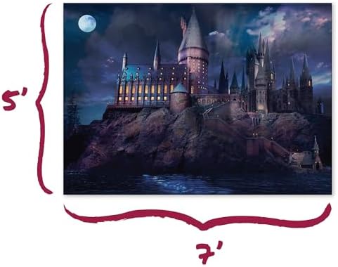 Conquest Journals Harry Potter Hogwarts Castle Night Backdrop Wall Banner