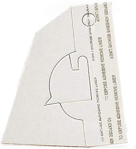 Golden State Art Self Stick Cardboard Easel Back Pack of 100 White