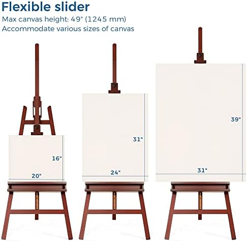 VISWIN Adjustable Inclinable A-Frame Easel Stand for Painting and Display