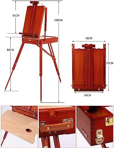 Portable Folding Easel Stand with Storage Drawer
