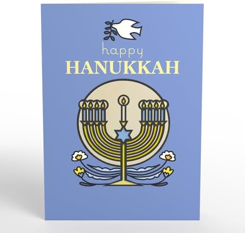 Lovepop Hanukkah Suncatcher Greeting Card