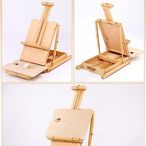 Portable Folding Easel Stand with Storage Drawer