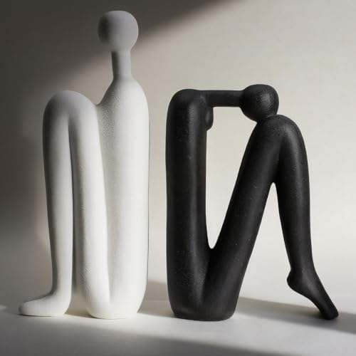 WANCHIY Modern Bookends for Shelves