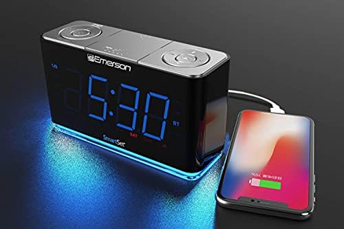 Emerson CKS1507 Smartset Radio Alarm Clock Black