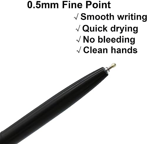 Maydahui 12 Pcs Cute Cat Dog Tail Clicker Pens