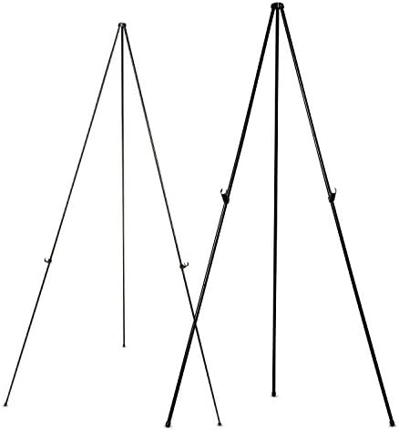MasterVision FLX04201MV Instant Easel Black Steel Lightweight