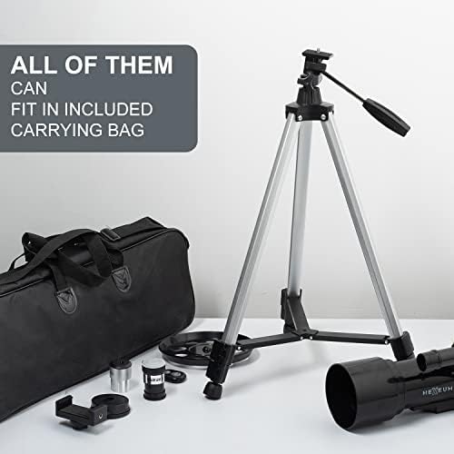 HEXEUM 70mm Aperture Refracting Telescope with AZ Mount and Wireless Remote