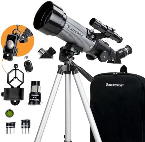 Celestron Travel Scope 70DX Telescope for Beginners and Travel