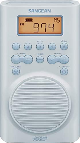 Sangean SG-100 Waterproof Shower Radio with Weather Alert
