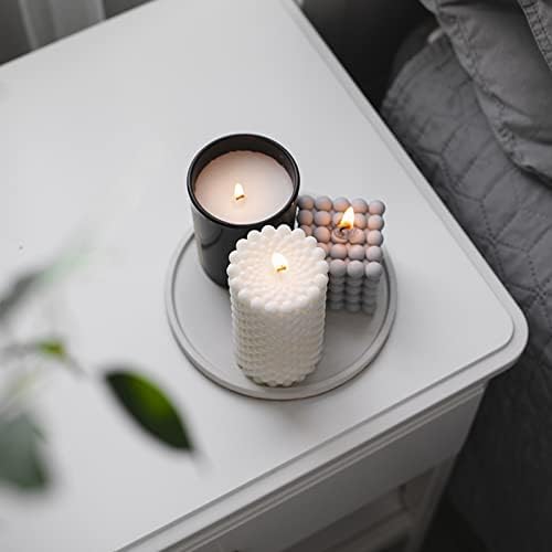SUPMIND 12 Pack Matte Black Glass Candle Jars with Lids and Labels