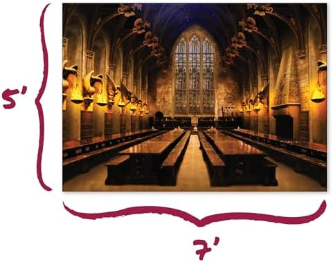 Conquest Journals Harry Potter Hogwarts Great Hall Backdrop Wall Banner