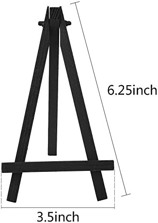 Eboot 12 Pack 625 Inch Wood Easels for Painting and Art
