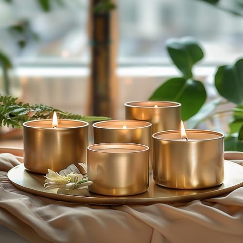 SUPMIND 48 Pack Candle Tins for Candle Making