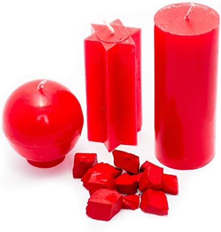 Red Candle Dye 2oz Blocks for Soy Candle Making