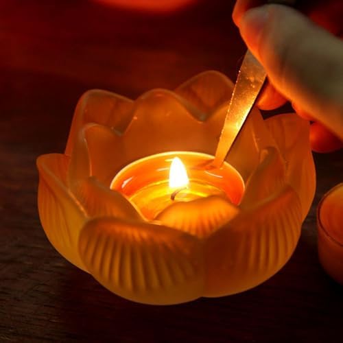 3D Lotus Candle Holder Silicone Mold for Crafting