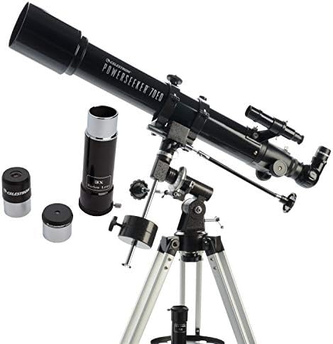 Celestron PowerSeeker 70EQ Refractor Telescope for Beginners