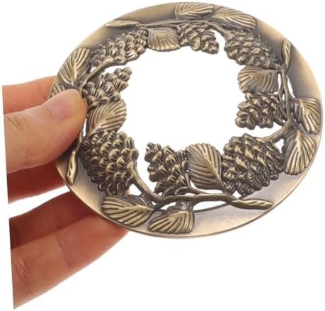 2Pcs Metal Candle Covers Hollow Antique Design for Jar Candles