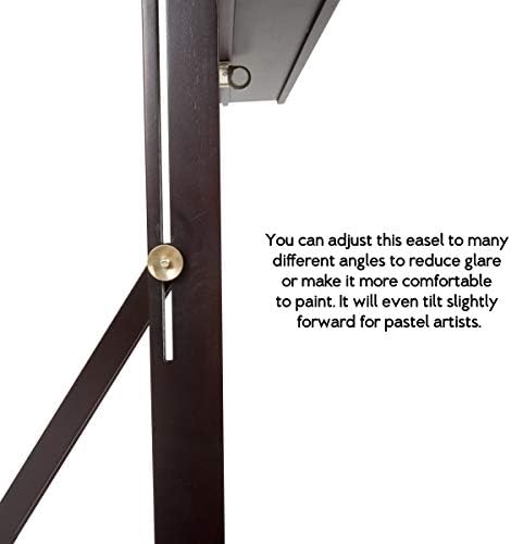 Soho Urban Artist Adjustable H-Frame Studio Easel with Rolling Caster
