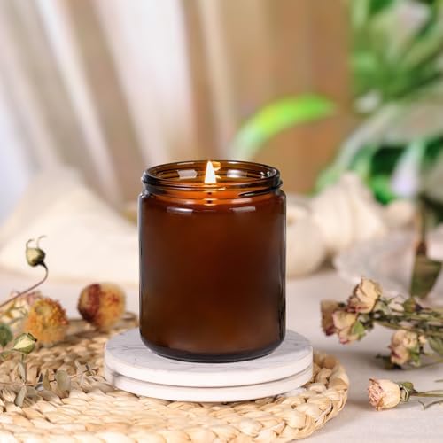 HAVITI 12-Piece Candle Jar Kit with Lids and Wicks