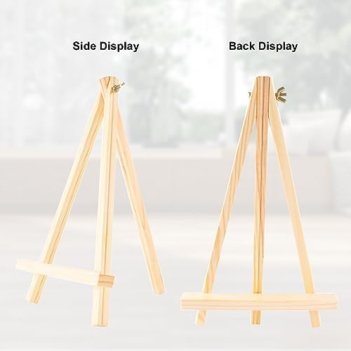 12 Pack Wood Easel Set for Artists and Students