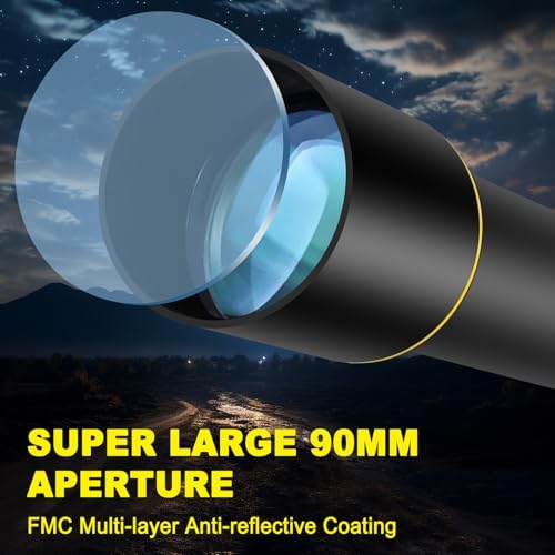 SOLOMARK 90mm Telescope with 1000mm Focal Length