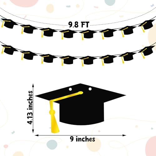 16PCS Graduation Decorations Banner 2025