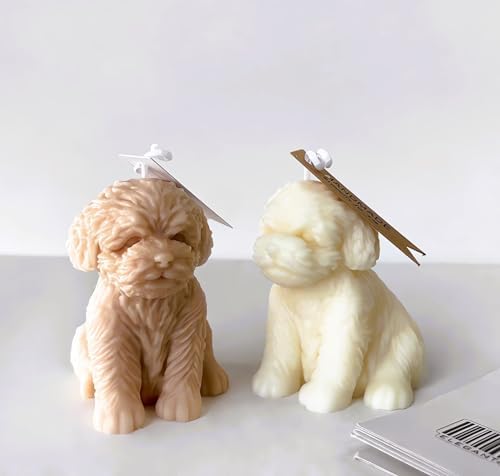 Cute Teddy Dog Candle Mold for DIY Crafts