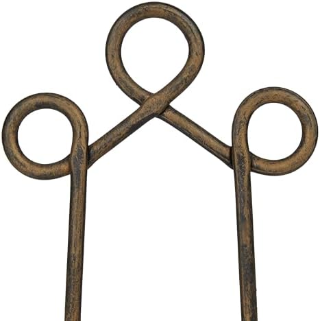 Deco 79 Metal Display Easel Scroll Tabletop Easel Brown