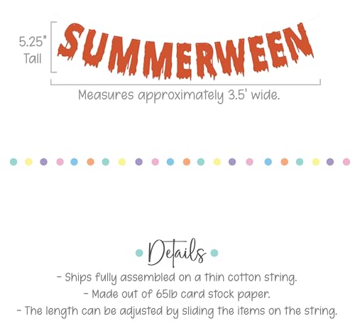 Summerween Banner for Classroom Decor