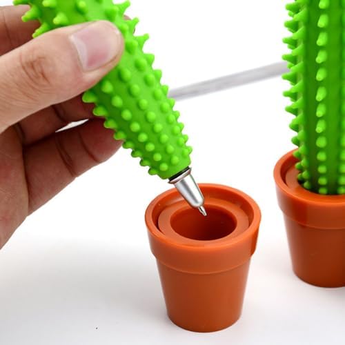 Cactus Bonsai Shaped Ballpoint Pens 3 Pack