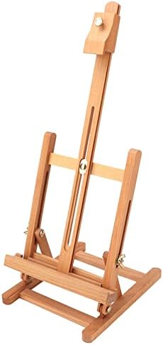 Adjustable Wooden Tabletop H-Frame Easel for Artists
