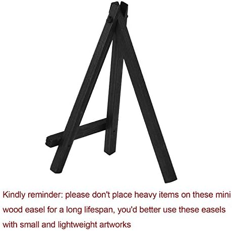 Eboot 12 Pack 625 Inch Wood Easels for Painting and Art