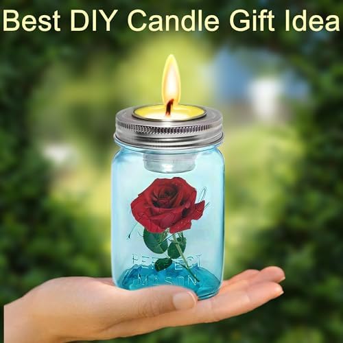 Aikeve Candle Making Kit with Jars Wicks and Accessories