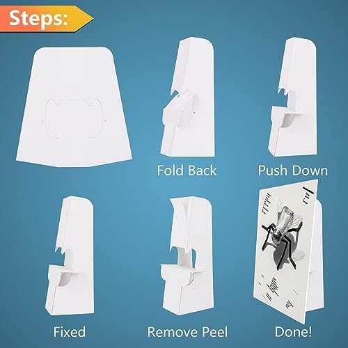 SHUESS 100 Pack 7 Inch Self Adhesive Cardboard Easel Backs