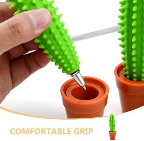 Cactus Bonsai Shaped Ballpoint Pens 3 Pack