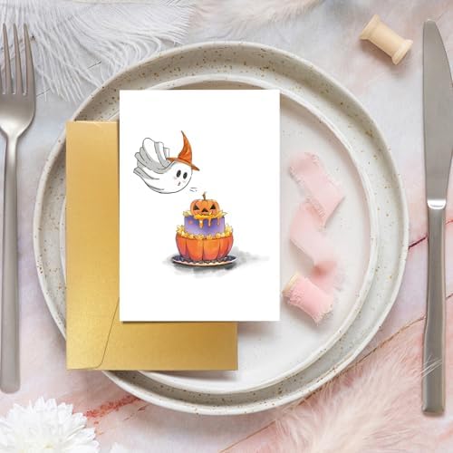 Cute Halloween Birthday Card for Him Her
