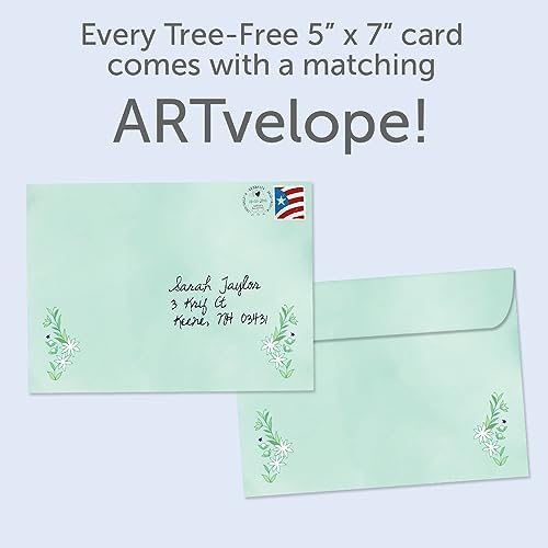 Tree-Free Greetings Hanukkah Card Set - 10 Cards with Envelopes