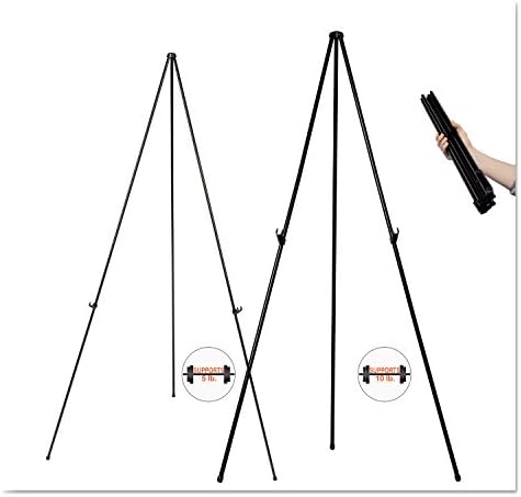 MasterVision FLX04201MV Instant Easel Black Steel Lightweight