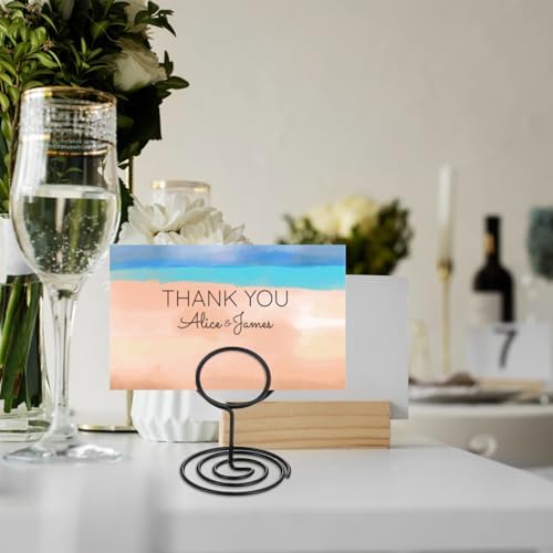 24 Pcs Tall Table Sign Holder for Events