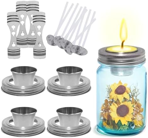 Aikeve Candle Making Kit with Jars Wicks and Accessories