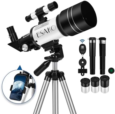 ESAKO Telescope for Kids Beginners 70mm Portable