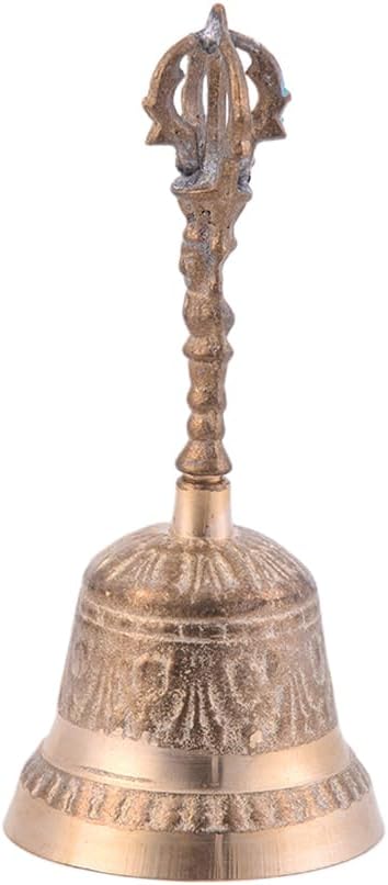 EXCEART Brass Hand Bell for Wedding and Event Use