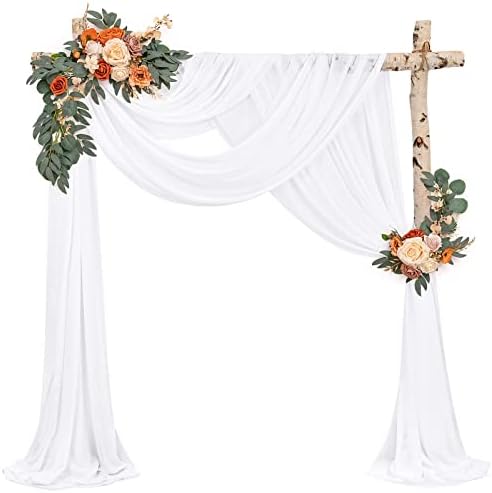 Showgeous Wedding Arch Draping Fabric 4 Panels