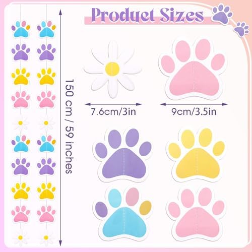 8-Pack Blue Dog Birthday Decorations for Parties